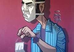 Graffiti Wall - Photo by rezarioter - corona, covid, covid19