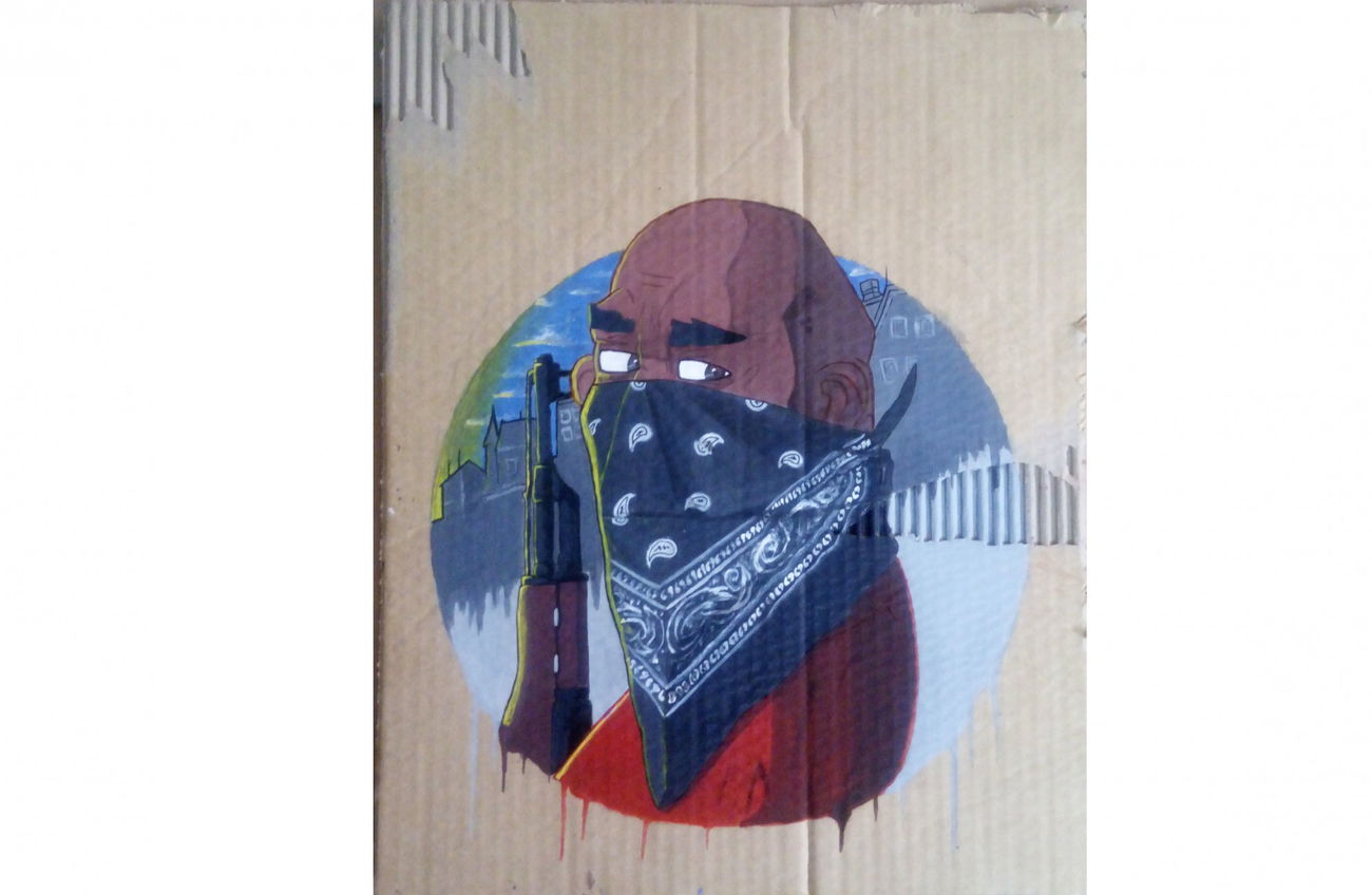 Graffiti Sketch in Iran - Photo by rezarioter - character, charactergraffiti, hiphopstyle (2018)