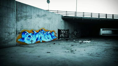 Graffiti Wall in Iran - Photo by rezarioter - persian, persianletters, persianstyle (2017)