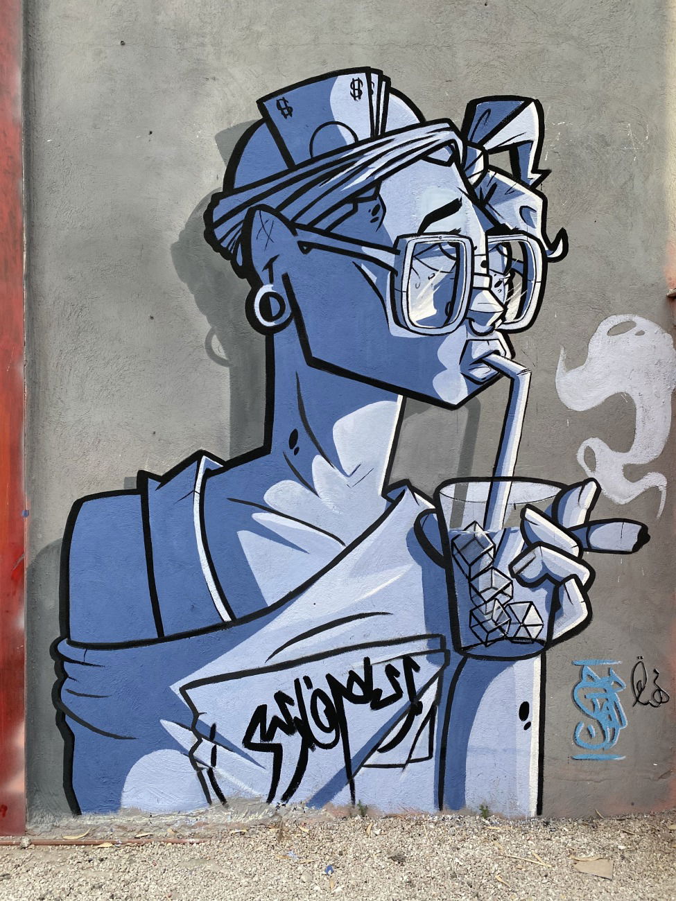 Graffiti Wall in شهر کاشان - Photo by rezarioter - iran, kashan, graffiticharacter (2021)