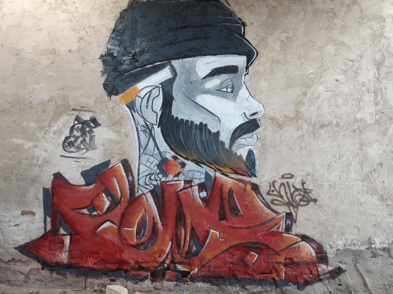 Graffiti Wall in Iran - Photo by rezarioter - reza_rioter, majnoun, irangraffiti (2019)