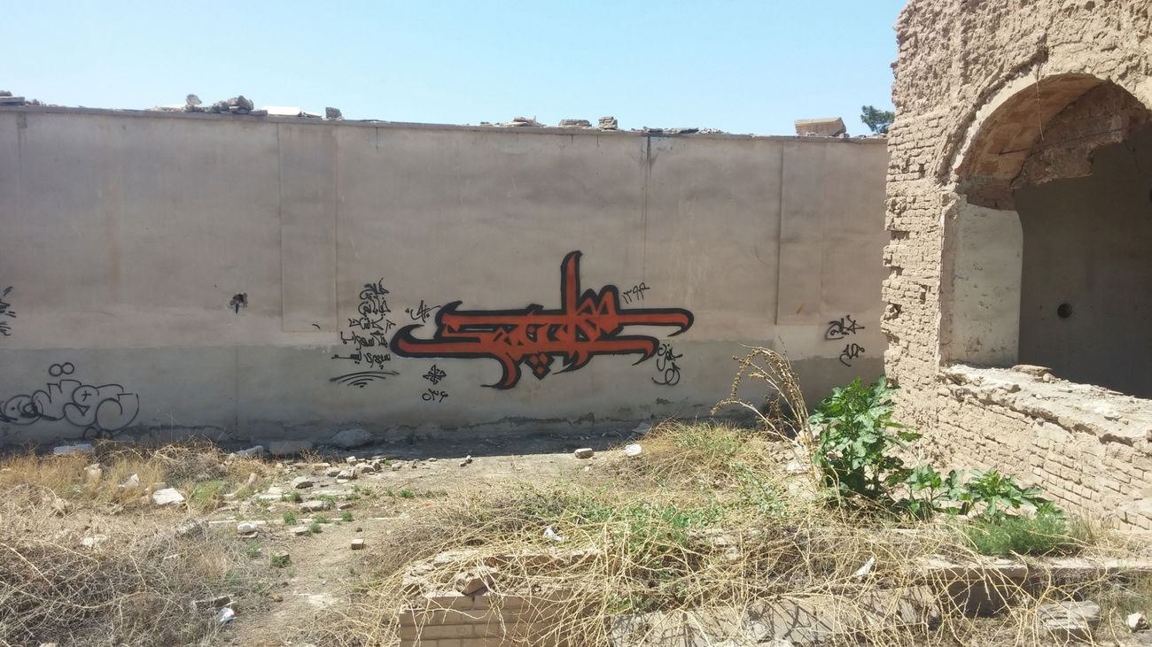 Graffiti Wall in Iran - Photo by rezarioter - persianstyle, persianletters, reza_rioter (2014)