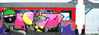 Graffiti Wall in Kraków - Photo by ribse