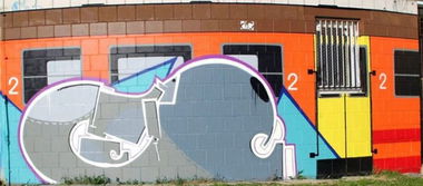 Graffiti Wall in Kraków - Photo by ribse