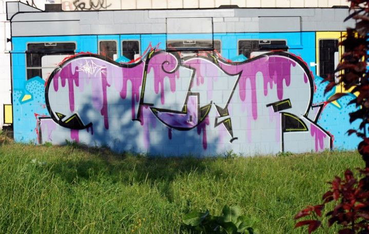 Graffiti Wall in Kraków - Photo by ribse