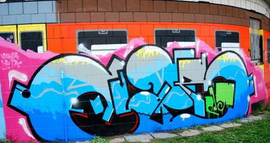 Graffiti Wall in Kraków - Photo by ribse