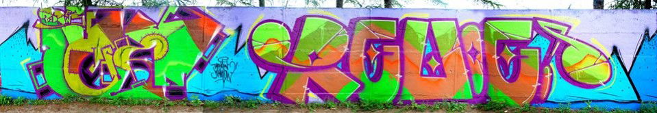 Graffiti Wall in Tarnów - Photo by ribse