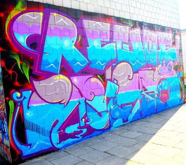 Graffiti Wall - Photo by ribse - Rewoe, Ribse, BNCREW