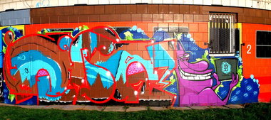 Graffiti Train - Photo by ribse - BN'S