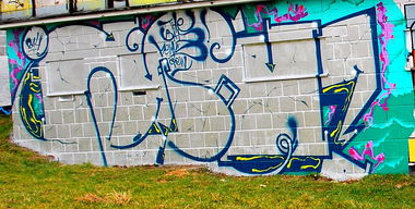 Graffiti Wall in Krakow - Photo by ribse - BN'Y (KRK)