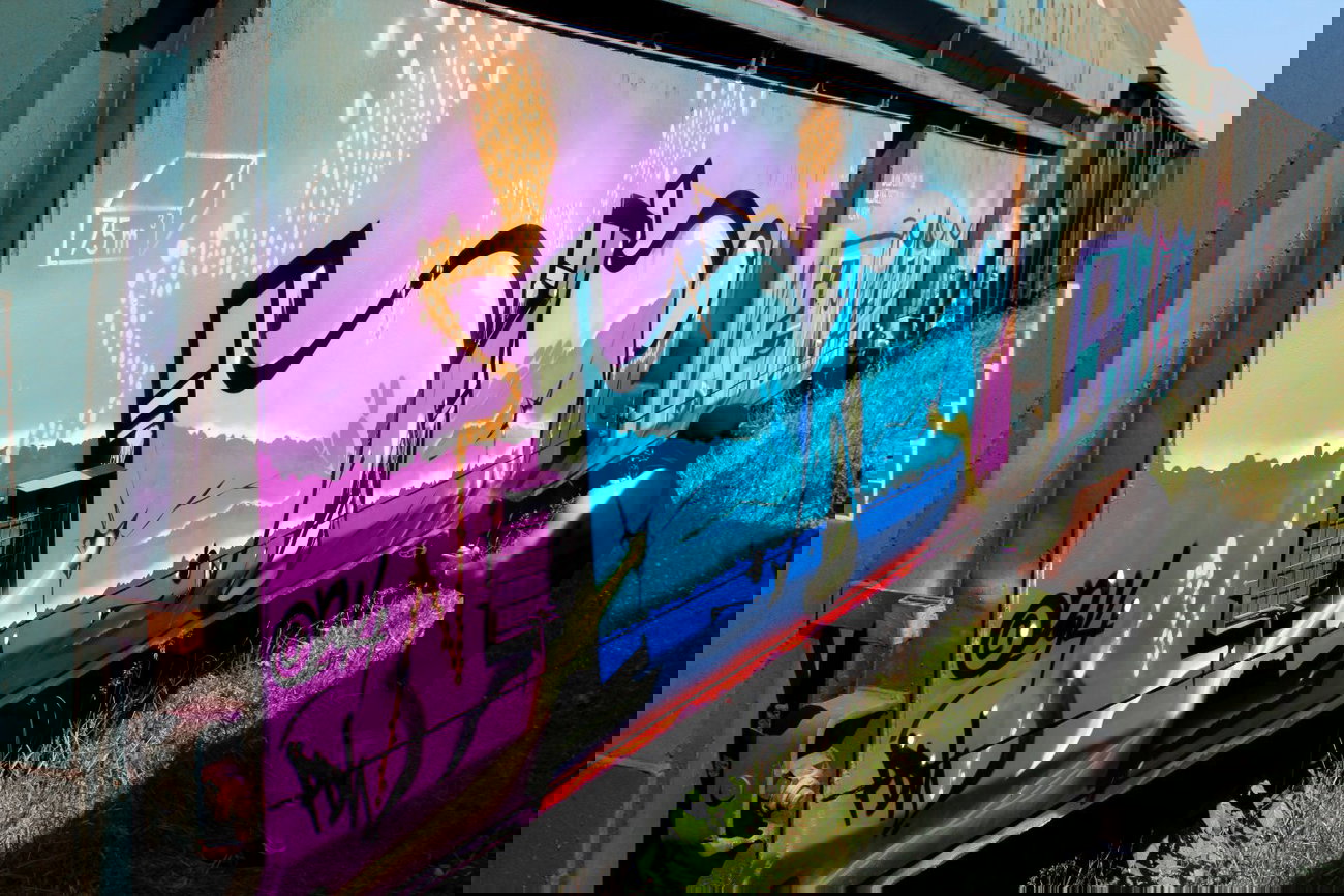 Graffiti Train - Photo by ribse