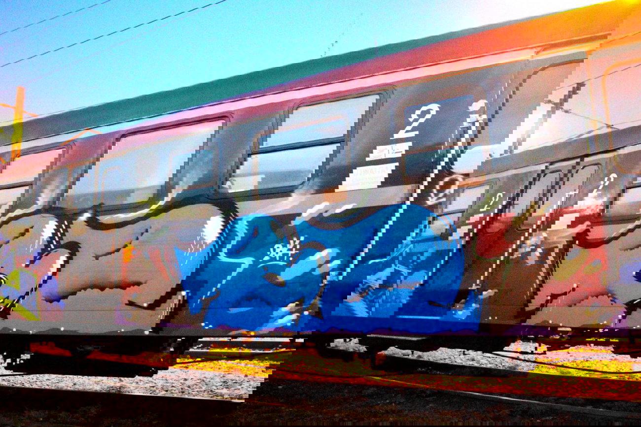 Graffiti Train - Photo by ribse - BNCREW