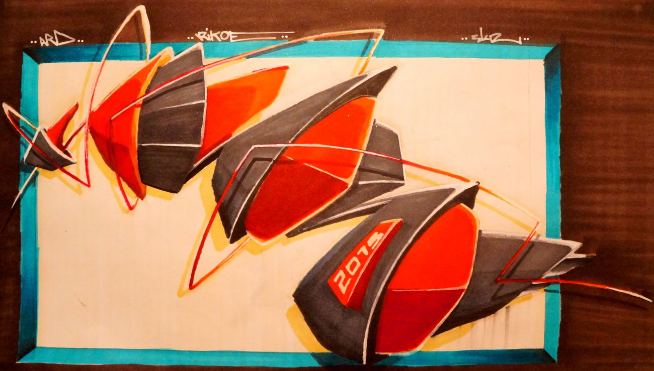 Graffiti Sketch - Photo by ricoe21 - SKR, Ricoe21 (2015)