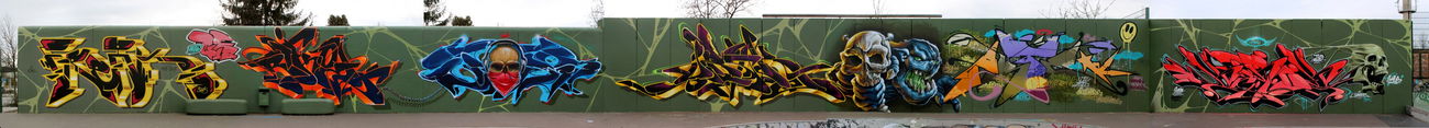 Graffiti Wall in Deutschland - Photo by ricoe21 - Freak, Shab, Rikoe (2017)