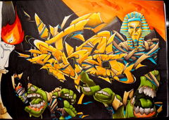 Graffiti Sketch - Photo by ricoe21 - Rikoe, Ricoe21, ARD (2016)