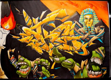 Graffiti Sketch - Photo by ricoe21 - Rikoe, Ricoe21, ARD (2016)