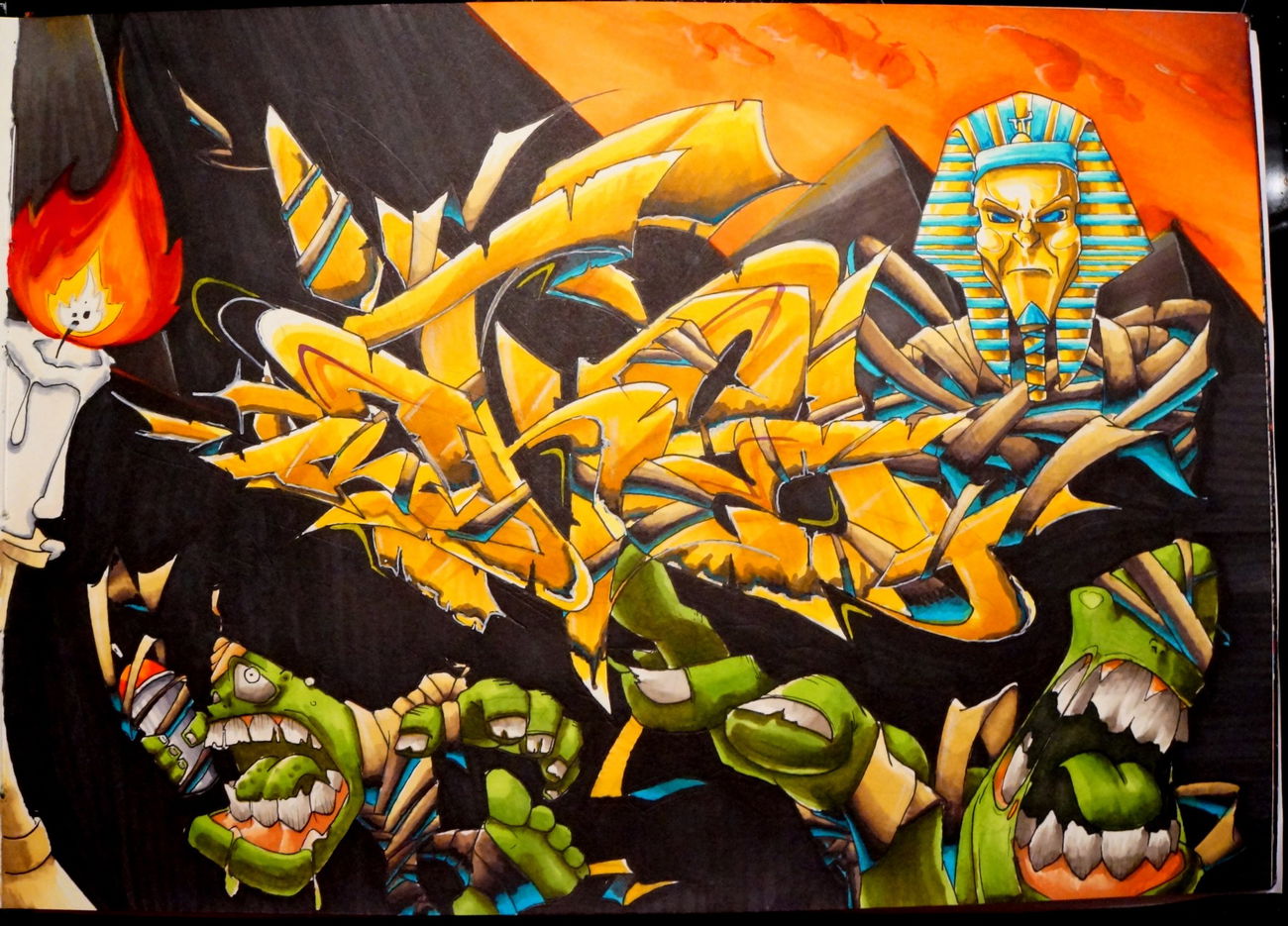 Graffiti Sketch - Photo by ricoe21 - Rikoe, Ricoe21, ARD (2016)