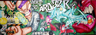 Graffiti Sketch - Photo by ricoe21 - Ricoe, SKR, ARD (2013)