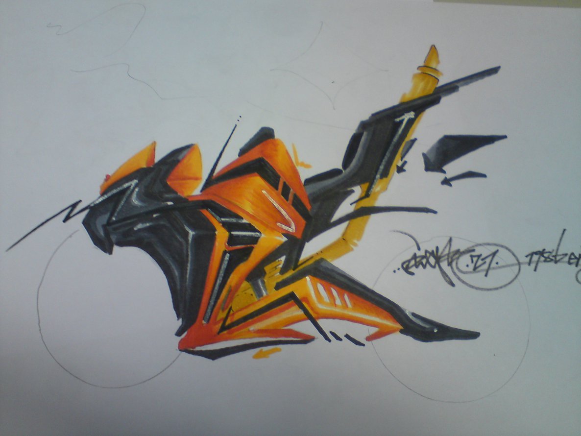 Graffiti Sketch - Photo by ricoe21 - Ricoe (2010)