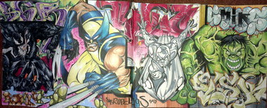 Graffiti Sketch - Photo by ricoe21 - Sith, Riko, Gmix (2013)