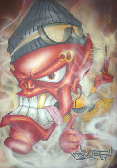 Graffiti Artwork - Photo by ricoe21 - Ricoe (2013)