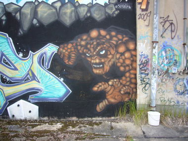 Graffiti Wall in Teltow - Photo by ricoe21 - Thig, Ricoe (2008)