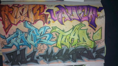 Graffiti Sketch - Photo by ricoe21 - Ricoe, Vader, Fobs