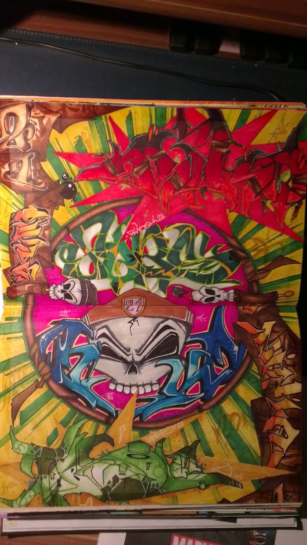 Graffiti Sketch - Photo by ricoe21 - Riko, Fobs (2005)