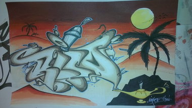 Graffiti Sketch - Photo by ricoe21 - Rico (2012)