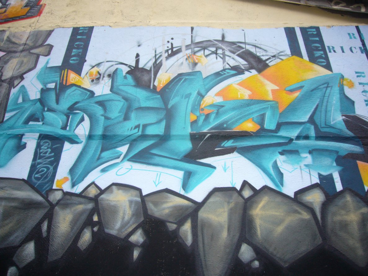 Graffiti Wall in Berlin - Photo by ricoe21 - Ricko21 (2009)
