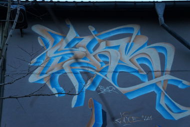 Graffiti Wall in Teltow - Photo by ricoe21 - SKR, Ricoe21 (2013)