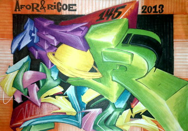 Graffiti Sketch - Photo by ricoe21 - Afor, Ricoe (2012)