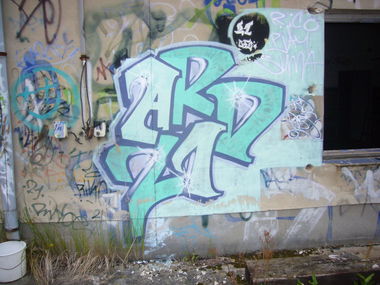 Graffiti Bombing in Teltow - Photo by ricoe21 - ARD, 21, Fobs (2007)