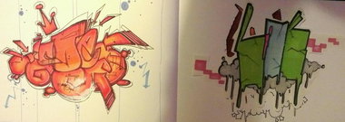 Graffiti Sketch - Photo by ricoe21 - Ricoe, Rimk (2012)