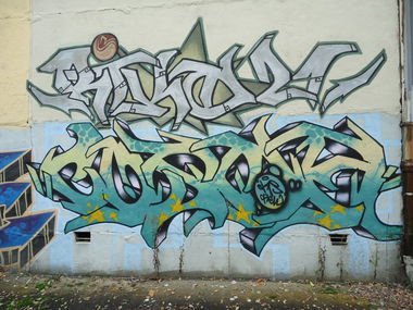 Graffiti Wall in Teltow - Photo by ricoe21 - Riko21, Cosma, SKR (2007)