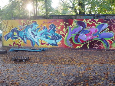 Graffiti Wall in Potsdam - Photo by ricoe21 - Ricoe, Smus (2013)