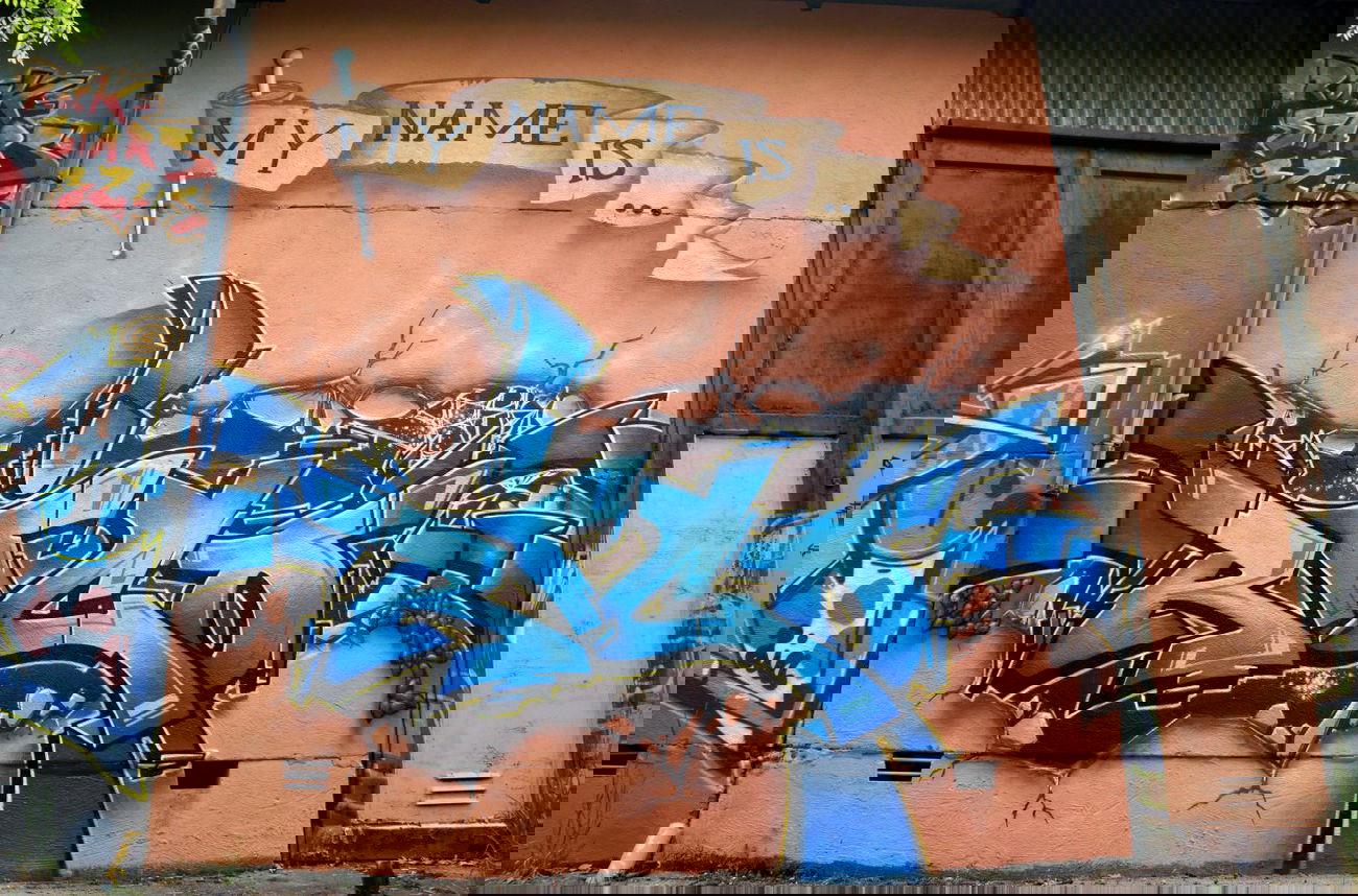 Graffiti Wall in Teltow - Photo by ricoe21 - My, Name, Is (2014)