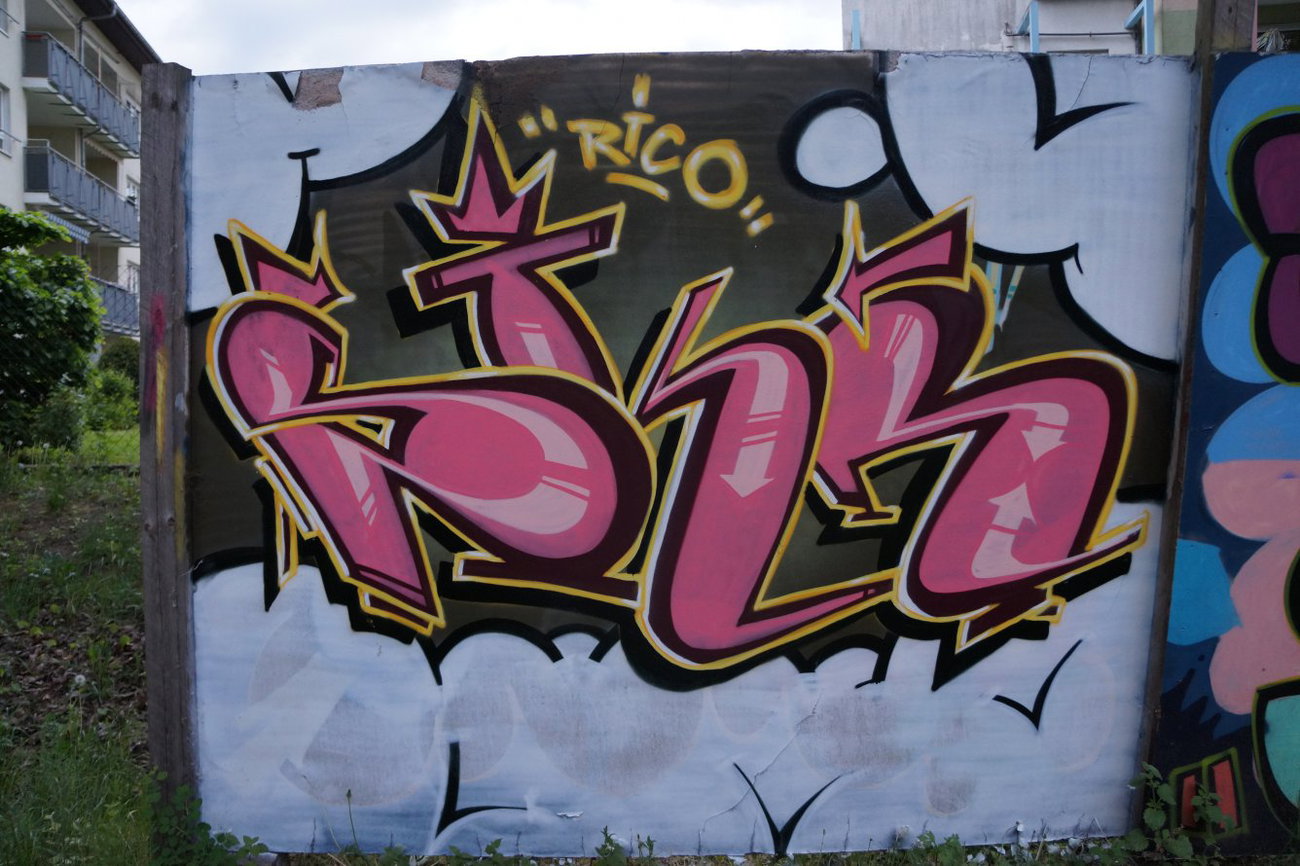 Graffiti Wall in Grossbeeren - Photo by ricoe21 - SKR, Rico (2014)