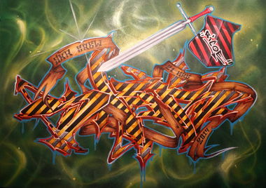 Graffiti Artwork - Photo by ricoe21 - SKR, 21, Ricoe (2014)