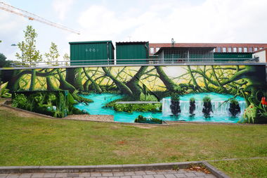 Graffiti Street Art in Kleinmachnow - Photo by ricoe21 - Asmer, Benz, Moves (2014)