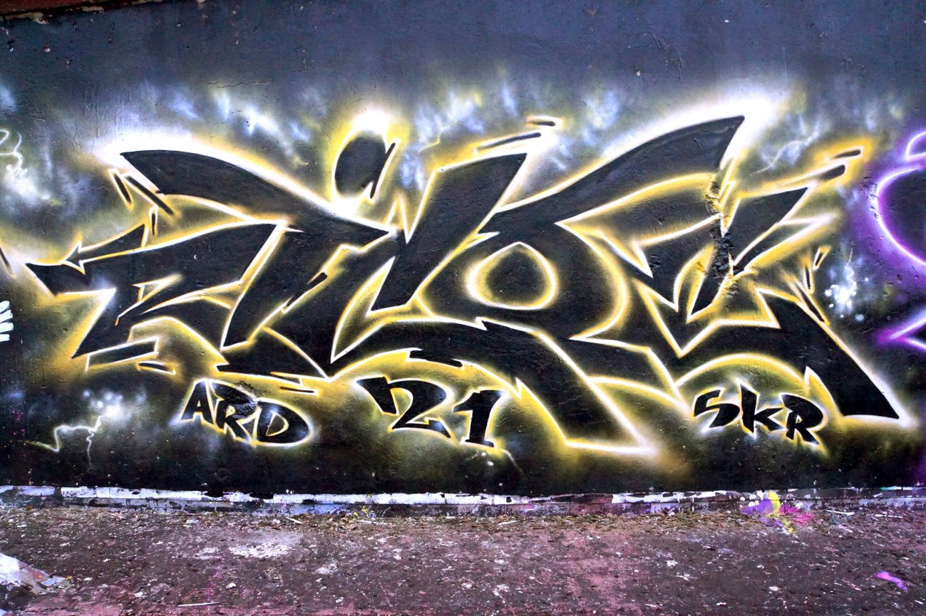 Graffiti Wall in Stahnsdorf - Photo by ricoe21 - Ricoe, ARD, 21 (2014)