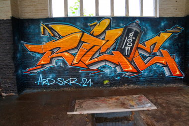 Graffiti Wall in Stahnsdorf - Photo by ricoe21 - Ricoe, ARD, SKR (2014)