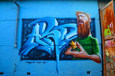 Graffiti Wall in Stahnsdorf - Photo by ricoe21 - ARD, Ricoe, Smus (2014)