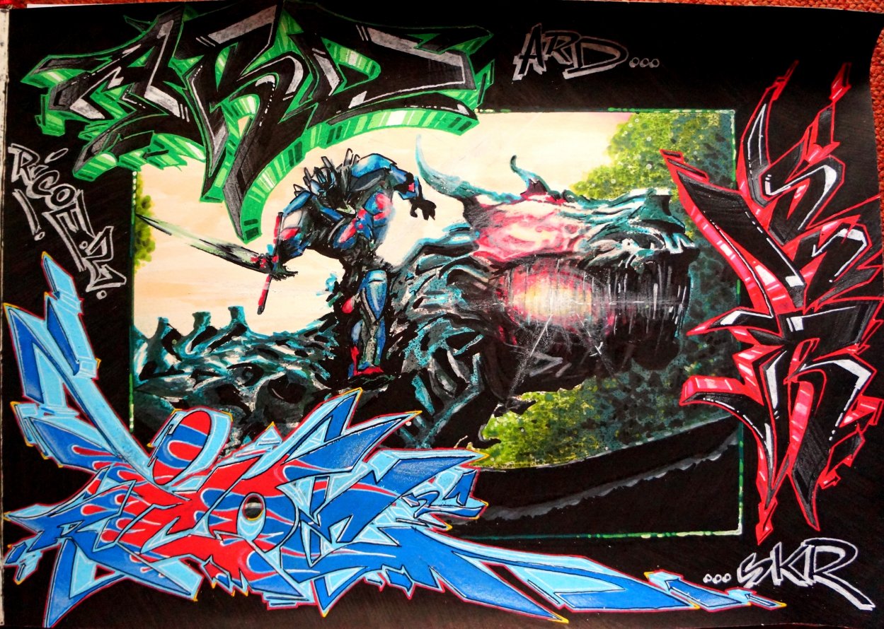 Graffiti Sketch - Photo by ricoe21 - Ricoe21, ARD, SKR (2014)