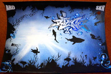 Graffiti Artwork - Photo by ricoe21 - ARD, Riccoe21, SKR (2014)