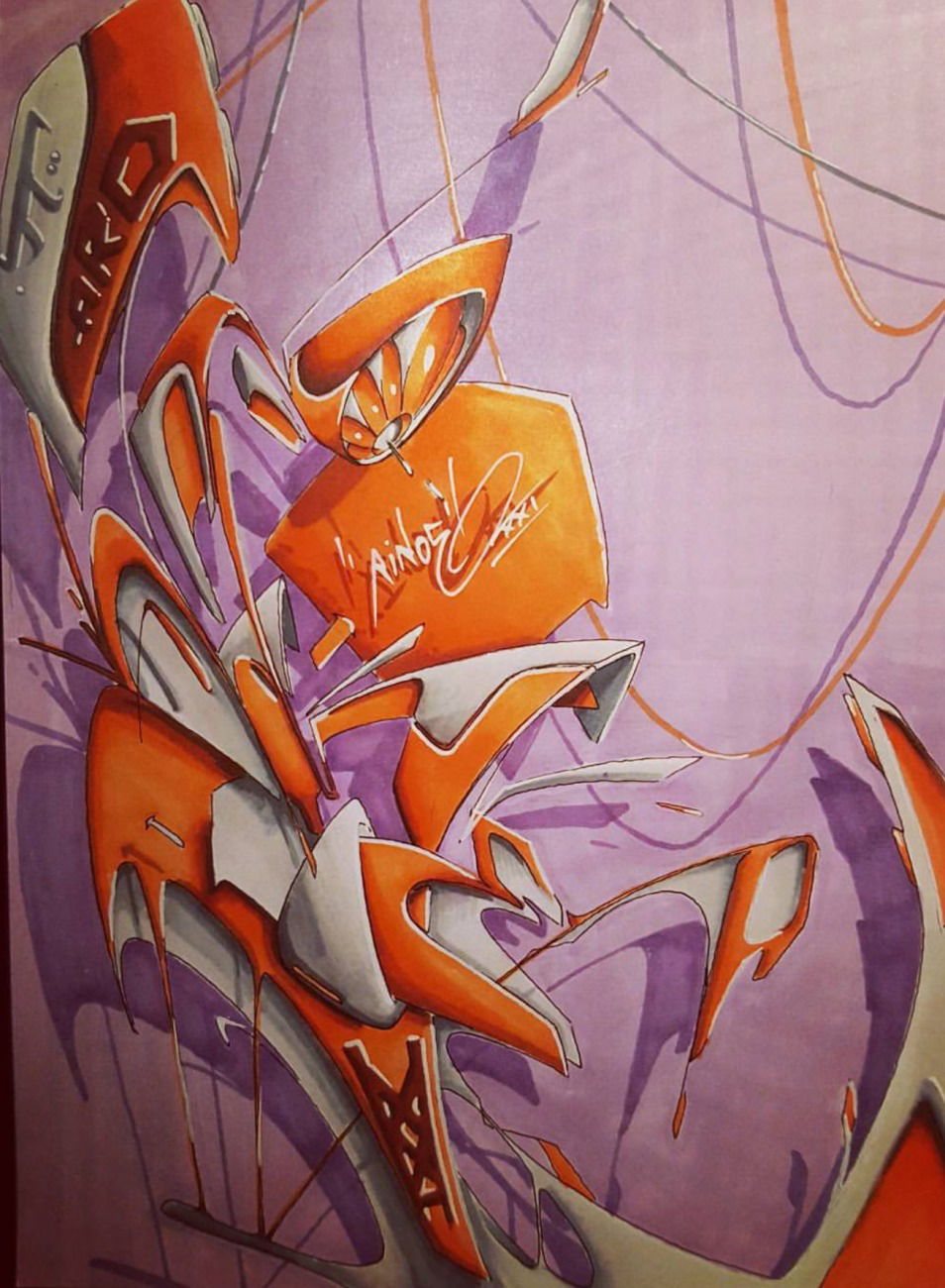 Graffiti Sketch - Photo by ricoe21 - Ricoe21, Rikoe, ARD (2017)