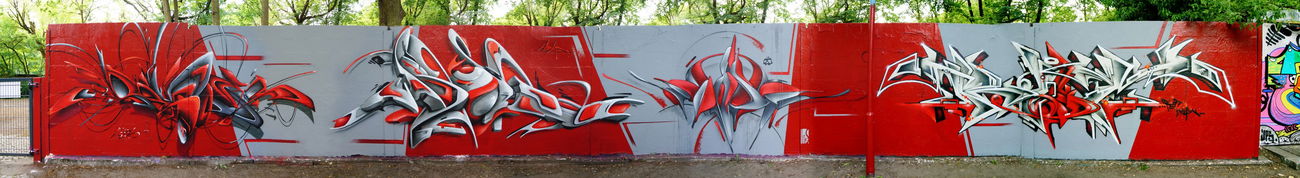 Graffiti Wall in Potsdam - Photo by ricoe21 - Ricoe21, Rikoe, Urok (2017)