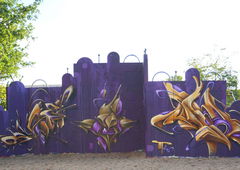 Graffiti Wall - Photo by ricoe21 - Ricoe21, Mies, Urok (2017)