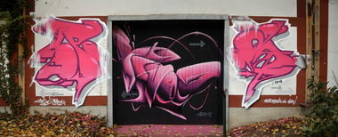 Graffiti Wall in Frankfurt (oder) - Photo by ricoe21 - Spoare153, Ricoe21 (2016)