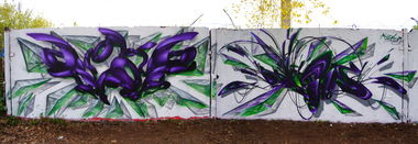 Graffiti Wall in Potsdam - Photo by ricoe21 - Silaz, Ricoe21, PIE (2017)